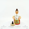 Lady with Coffee Jug Incense Smoker | 17 cm – detail view of the German Christmas smoker