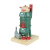 Green Stove with Cat Incense Smoker – German Christmas smoker by Franz Karl