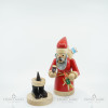 Toy Carrying Santa Smoker | 25cm – detail view of the German Christmas smoker
