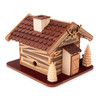 Forest House Cabin Incense Smoker – alternate view of the German Christmas smoker