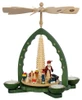 Christmas Santa Bringing Toys Carousel Pyramid – Christmas pyramid by Richard Glaesser