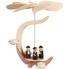 Christmas Carolers C-Shaped German Pyramid Tealight | 11.7 Inches Tall