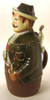 Man Figure German Beer Stein – detail view of the wooden figure