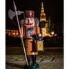 Night Watchman German Nutcracker | 14.2 Inches Tall – detail view of the German nutcracker
