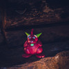 Red Dragon Incense Smoker 12cm – side view of the German Christmas smoker