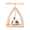 Snowman Scene Christmas Pyramid | 6.6 Inches Tall – Christmas pyramid by Krauß, Jens