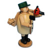 German Forest Worker Incense Smoker with Chainsaw & Axe | 7.5 Inches Tall – detail view of the German Christmas smoker