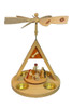 Pyramid of the Nativity | Tealight Pyramid | 10.5 Inches Tall – Christmas pyramid by Richard Glaesser