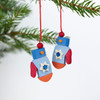 Mittens Wooden Ornament | Set of 6