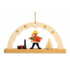 Richard Glässer Toy Seller Arch Ornament | Handcrafted German Wooden Christmas Decoration | 4.5 cm