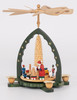 Richard Glässer Christmas Forest Candle Pyramid – detail view of the Christmas pyramid