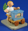 WENDT & KÜHN Blonde Angel Blue Organ Figurine – alternate view of the Christmas ornament