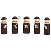 Mini Wooden Christmas Carolers Set of Five | 7cm – Christmas ornament by Seiffener Volkskunst eG