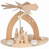 Nativity and Three Wise Men German Pyramid | 9 Inches Tall