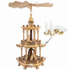 Two Tiered Nativity Pyramid | 20 Inches Tall – alternate view of the Christmas pyramid