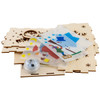 DIY Kit LED Lantern Santa – detail view of the Christmas ornament