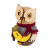 wooden owl with moon