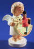 WENDT & KÜHN Blonde Angel Figurine Rocking Horse – alternate view of the Christmas ornament