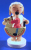 WENDT & KÜHN Blonde Angel Figurine Rocking Horse – detail view of the Christmas ornament