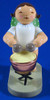 WENDT & KÜHN Blonde Angel Kettledrum Figurine – detail view of the Christmas Figurine