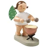 WENDT & KÜHN Brunette Angel Kettledrum Figurine – Christmas Figurine