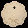 Christmas Golden Bells German Table Topper – German handcrafted gift by Funke Stickerei GmbH