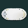 Easter Egg Tablecloth German Table Topper Oval