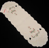 German Christmas Tree Oval Table Topper 23 – German handcrafted gift by Funke Stickerei GmbH