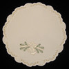 German Holiday Christmas Bell Round Table Topper