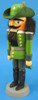 Green Forest Wood German Nutcracker – side view of the German nutcracker
