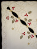 German Holiday Holly Square Table Topper – alternate view of the German handcrafted gift