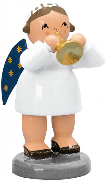 German Angel Figurine Horn | ChristKindl-Markt German Gifts