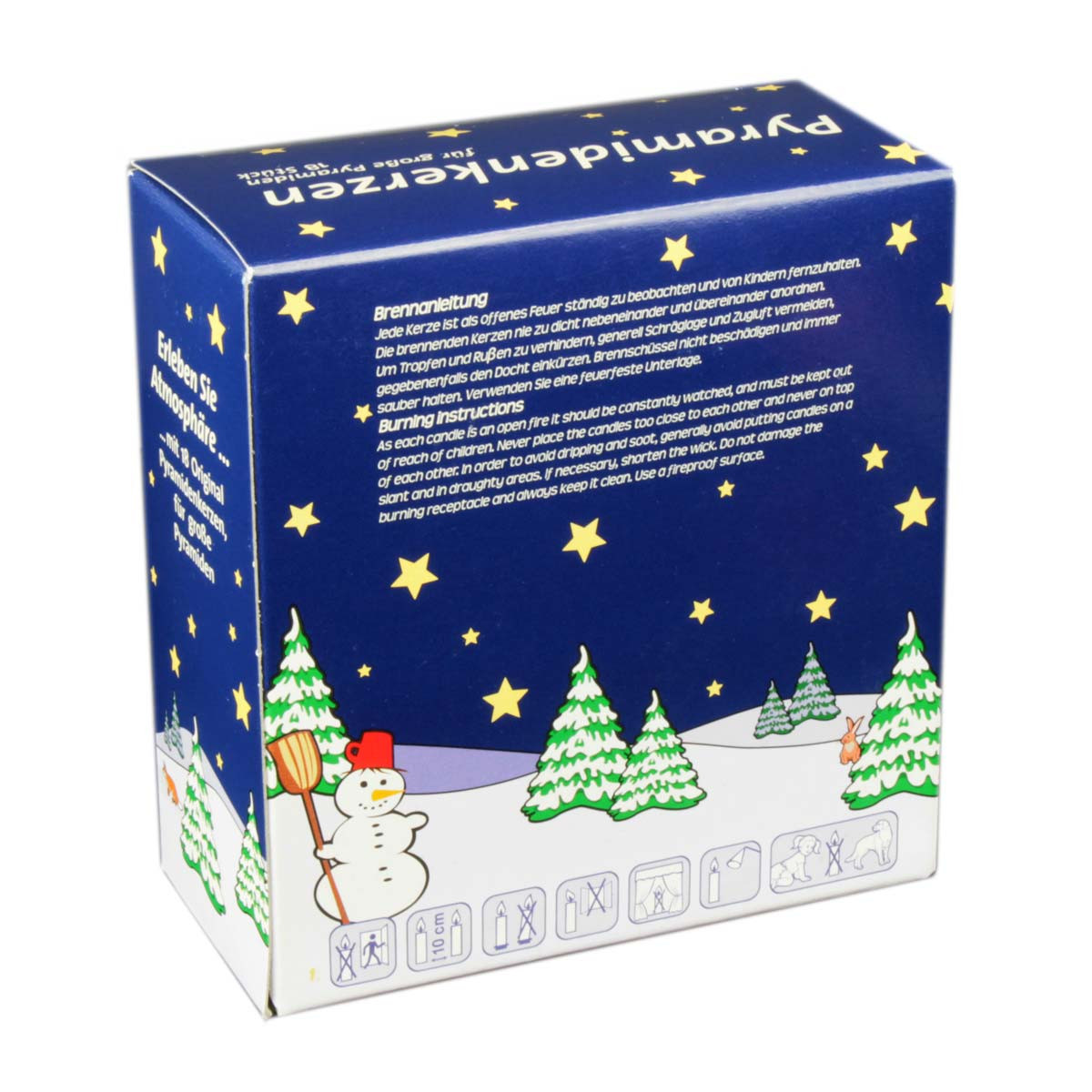 JEKA – German Pyramid Candles Large White | ChristKindl-Markt