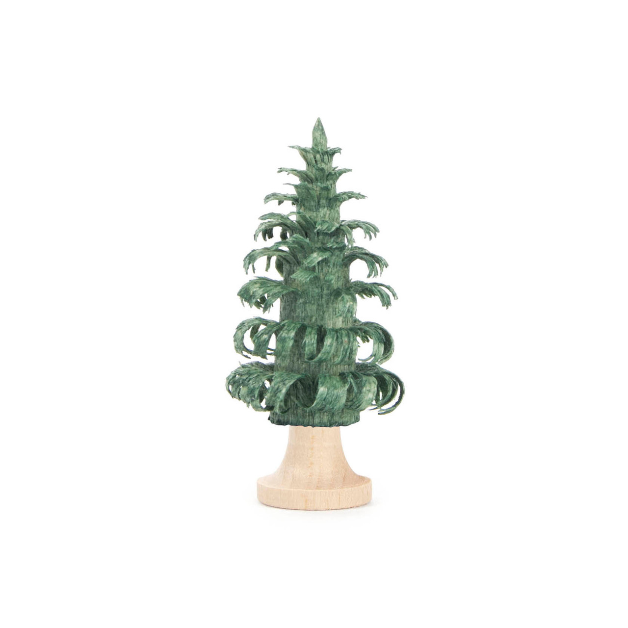 Wooden Shaved Tree German Figurine 15mm | ChristKindl-Markt