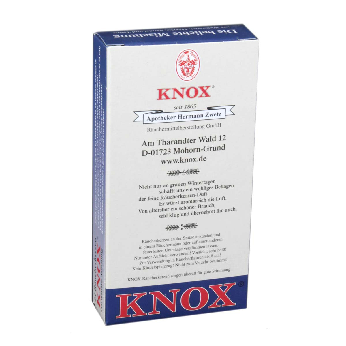 Knox Munich German Incense Cones Variety Pack Made Germany For Christmas Smokers