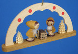 German Arch Ornament Dwarves – alternate view of the Christmas ornament