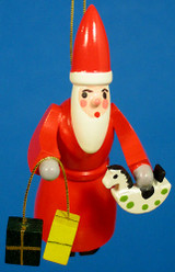 Santa Toys Christmas German Ornament – alternate view of the Christmas ornament