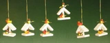 Set of Six Bird House German Ornaments – alternate view of the Christmas ornament