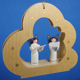 Singing Angels Cloud German Ornament – alternate view of the Christmas ornament