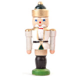 Mini Nutcracker King German Ornament White – alternate view of the German nutcracker
