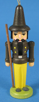 Nutcracker Caretaker German Ornament Black – alternate view of the German nutcracker