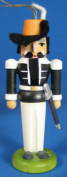 Nutcracker German Ornament Black – alternate view of the German nutcracker