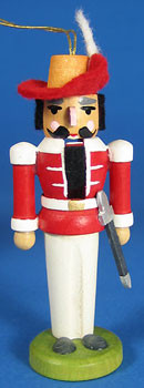 Nutcracker German Ornament Red – alternate view of the German nutcracker