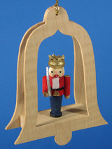 Nutcracker Red Bell Christmas German Ornament – German nutcracker by Richard Glaesser