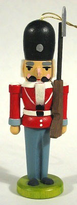 Nutcracker Soldier German Ornament – alternate view of the German nutcracker