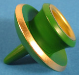 Pyramid Candle Holder Green 085045 – wooden candleholder