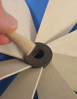Pyramid Fan Assembly 184mm 3 – alternate view of the Christmas pyramid