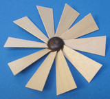 Pyramid Fan Assembly 90mm – alternate view of the Christmas pyramid
