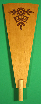 Pyramid Paddle 216mm x 83mm Flower – Christmas pyramid by Richard Glaesser