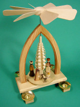 Christmas Nativity German Pyramid – alternate view of the Christmas pyramid
